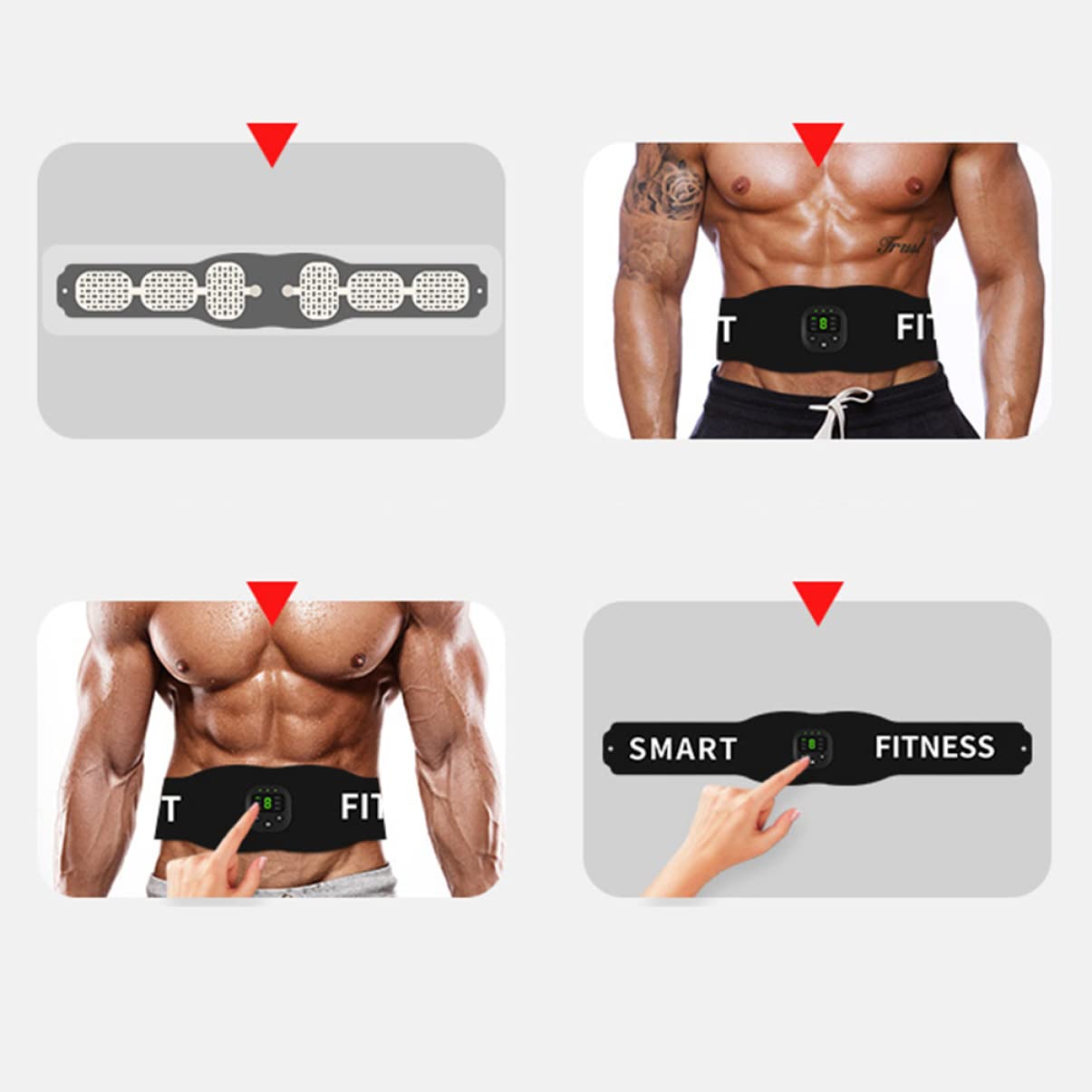 SkyShopy weight loss Abdomen Waist for Fitness Belt Abdominal Smart Home Men Exercise Women USB Training of Black Charging SkyShopy weight loss Abdomen Waist for Fitness Belt Abdominal Smart Home Men Exercise Women USB Training of Black Charging